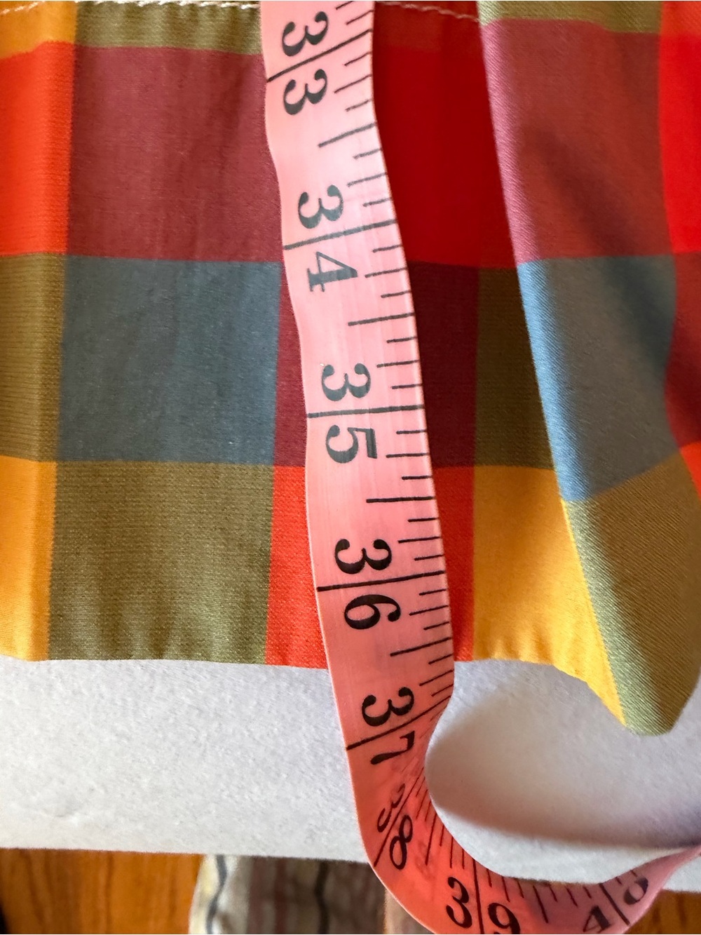 Tory Burch Multicolor Plaid A-Line Midi Skirt - Picture 7 of 11